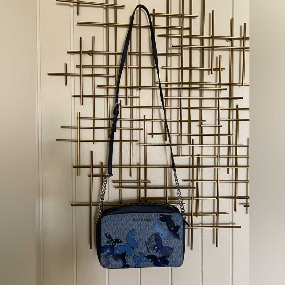 3 Piece Michael Kors Butterflies Crossbody Set